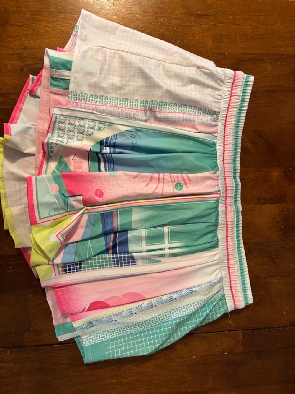 Lucky in Love Graphic Tennis Skort - Picture 3 of 5